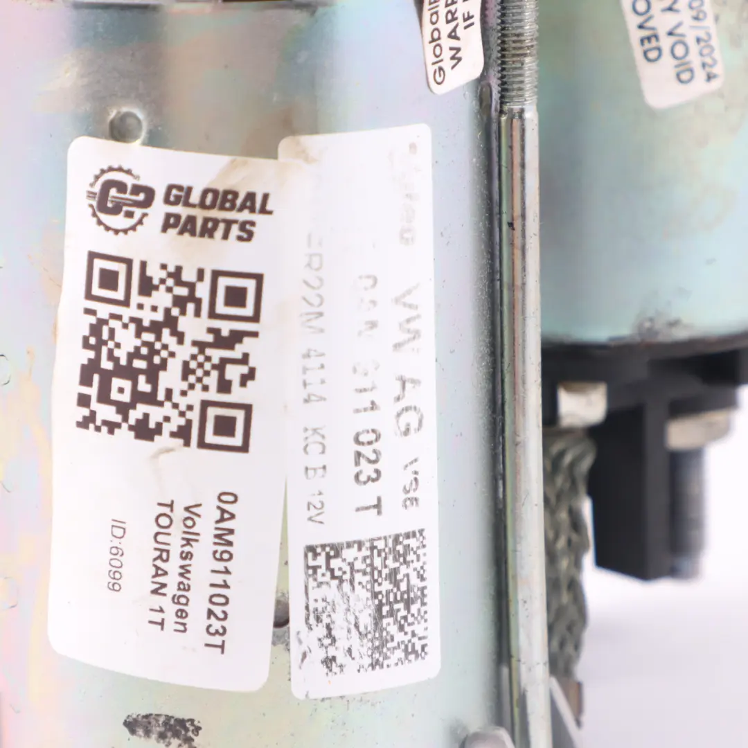 Volkswagen Touran 1T 1.4 TSI Gasolina Motor de arranque - SKU 0AM911023T - Número de pieza 0AM911023T