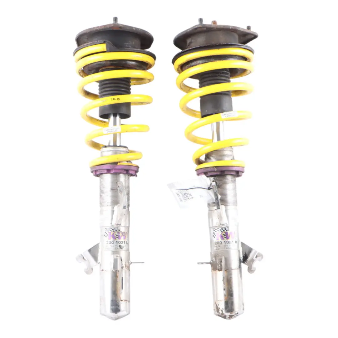 Front Left Right Suspension N/O/S KW Shock Absorber Set to Mini R56 Cooper S N14 with Part number 10320228 Mini R56 Cooper S N14 Front Left Right Suspension N/O/S KW Shock Absorber Set - SKU 10320228 - Part number 10320228