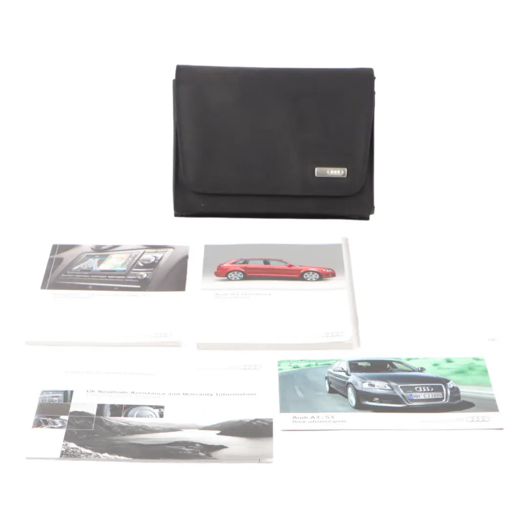 Owner's Handbook Manual Service Booklet Pouch Case Wallet Set to Audi A3 8P with Part number 1125618PA20 Audi A3 8P Owner's Handbook Manual Service Booklet Pouch Case Wallet Set - SKU 1125618PA20 - Part number 1125618PA20