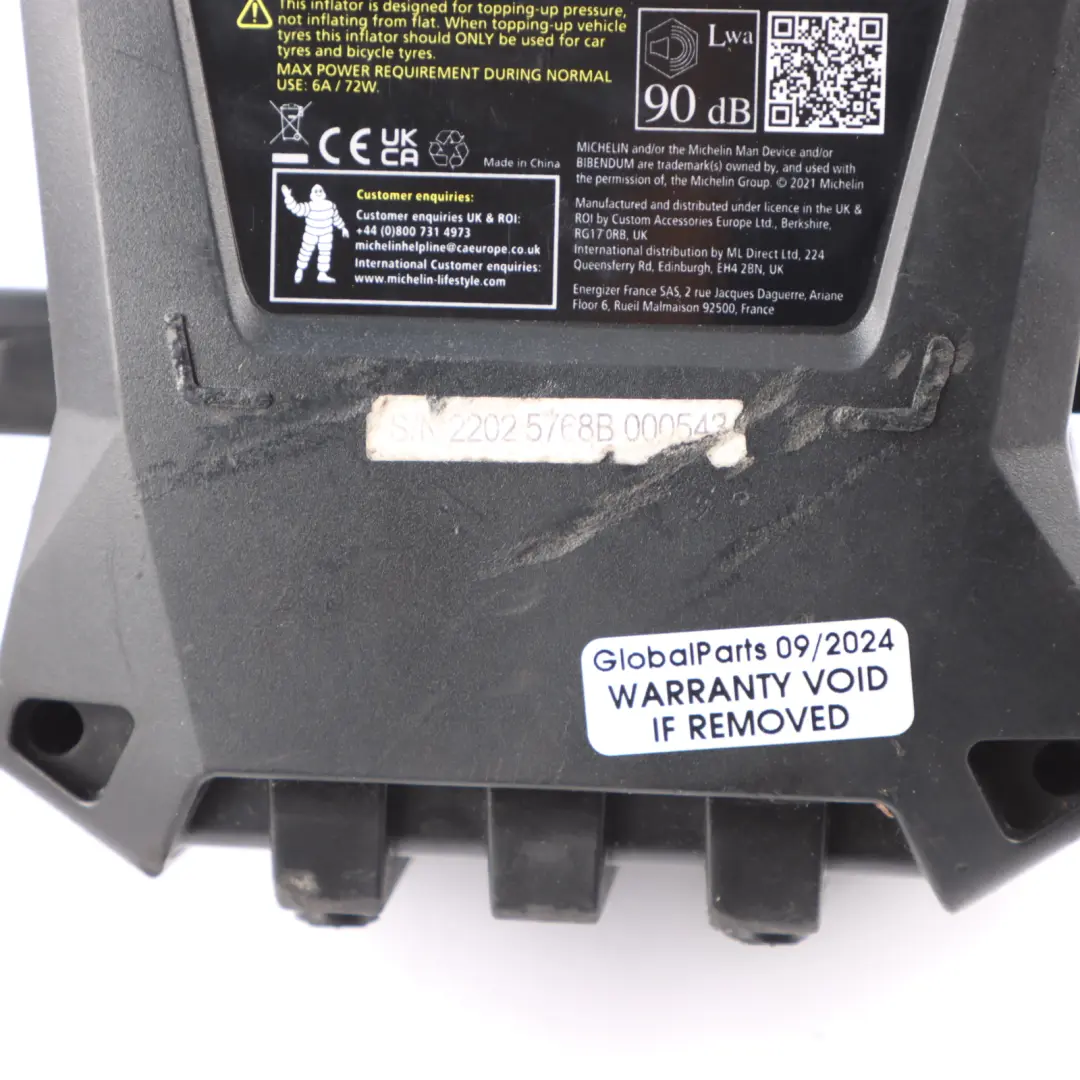  Michelin Compact Top Up Digital Tyre Inflator 12V DPS Digital Power Source - SKU 12264 - Part number 12264