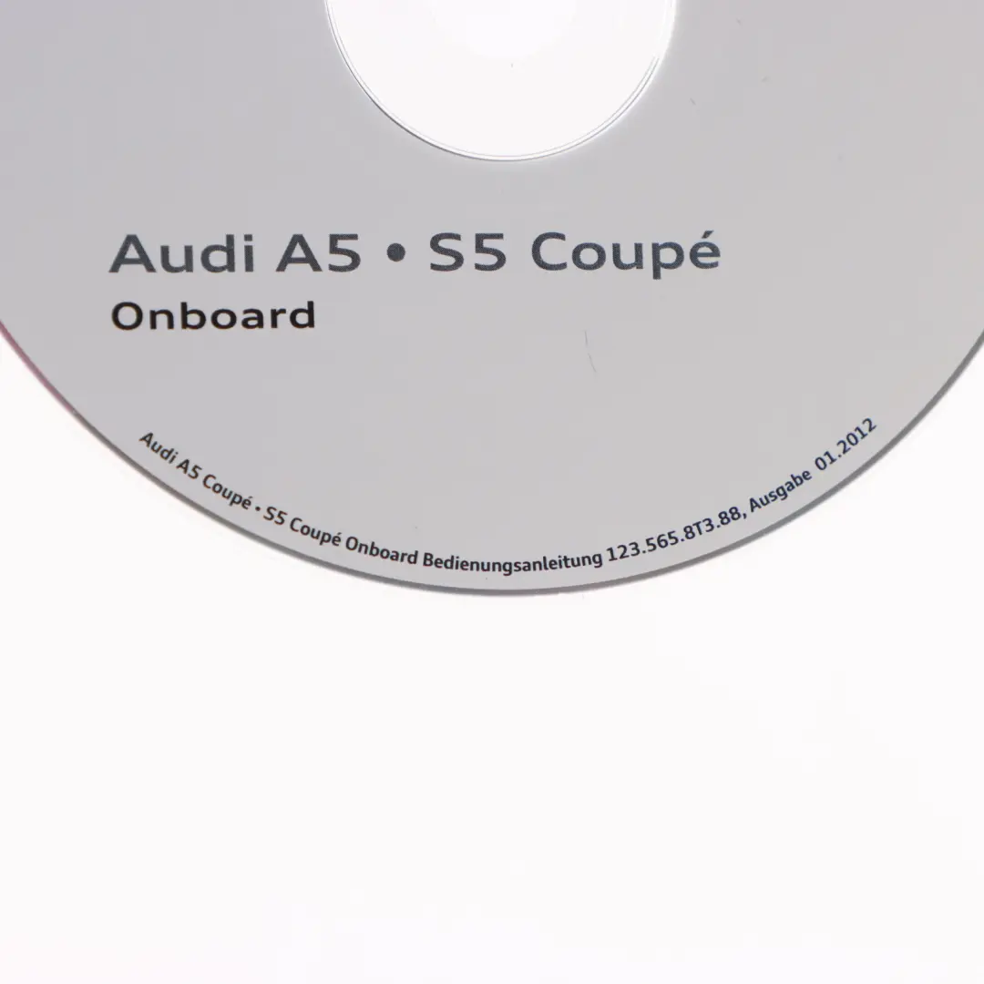 Audi A5 8T Owner Handbook Manual - SKU 125318T320 - Part number 125318T320