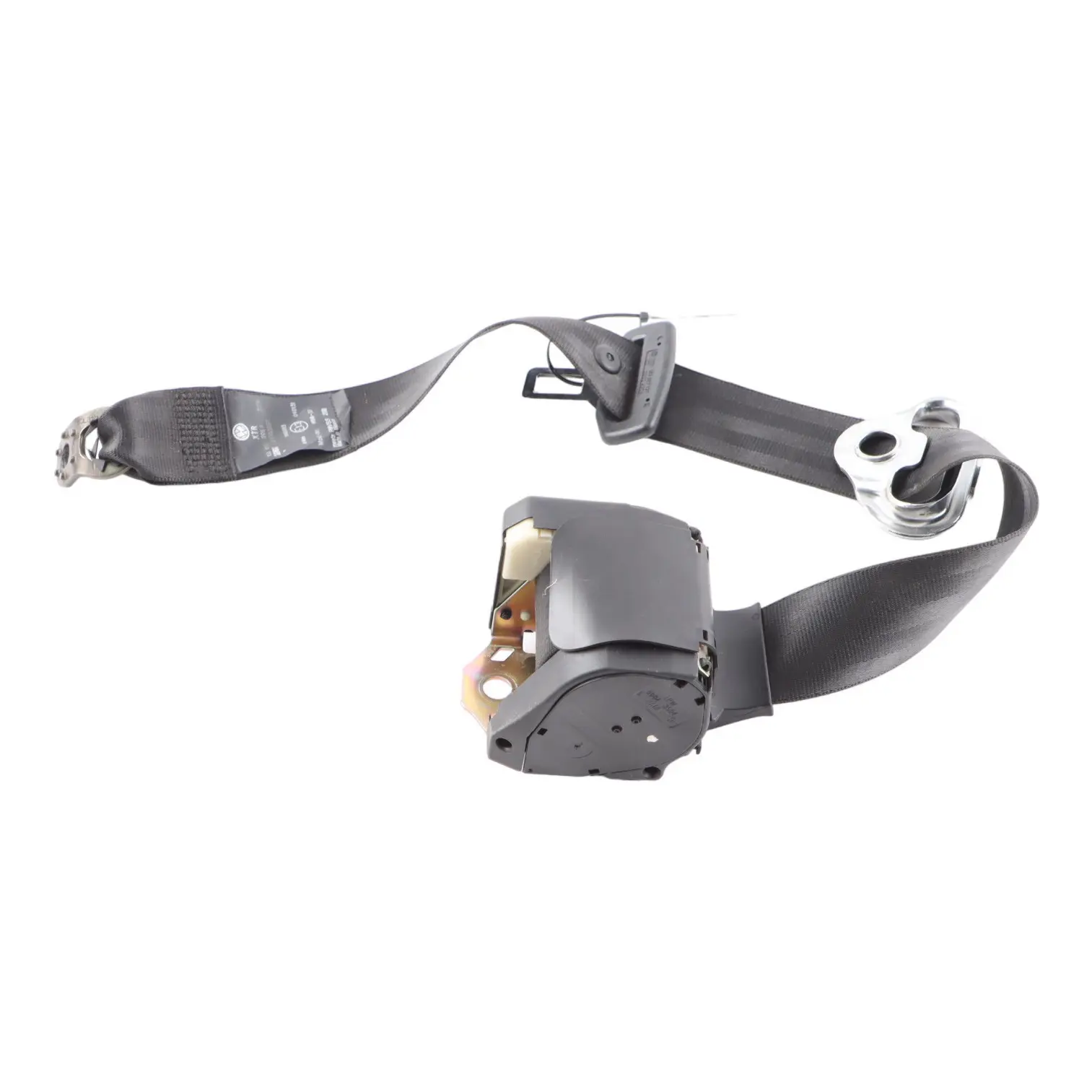 VW Volkswagen New Beetle Rear Seat Belt Left N/S Seatbelt Black 1C0857805A
