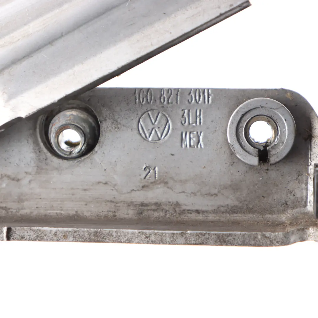 Hinge Rear Left N/S Reflex Silver - LA7W 1C0827301F to Volkswagen Beetle Tailgate with Part number 1C0827301F-RES Volkswagen Beetle Tailgate Hinge Rear Left N/S Reflex Silver - LA7W 1C0827301F - SKU 1C0827301F-RES - Part number 1C0827301F-RES