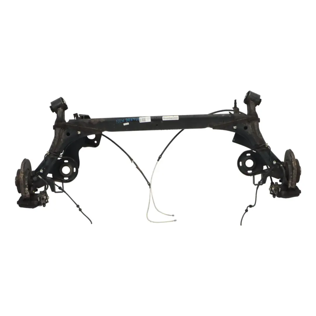 Subframe Volkswagen New Beetle Cradle Axle Beam Mounting Suspension Carrier to Rear with Part number 1J0500041NF Rear Subframe Volkswagen New Beetle Cradle Axle Beam Mounting Suspension Carrier - SKU 1J0500041NF - Part number 1J0500041NF