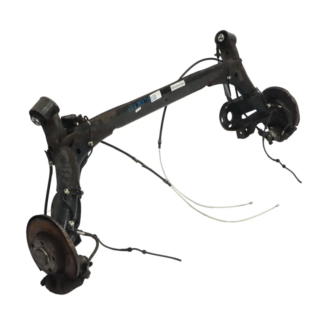 Subframe Volkswagen New Beetle Cradle Axle Beam Mounting Suspension Carrier to Rear with Part number 1J0500041NF Rear Subframe Volkswagen New Beetle Cradle Axle Beam Mounting Suspension Carrier - SKU 1J0500041NF - Part number 1J0500041NF