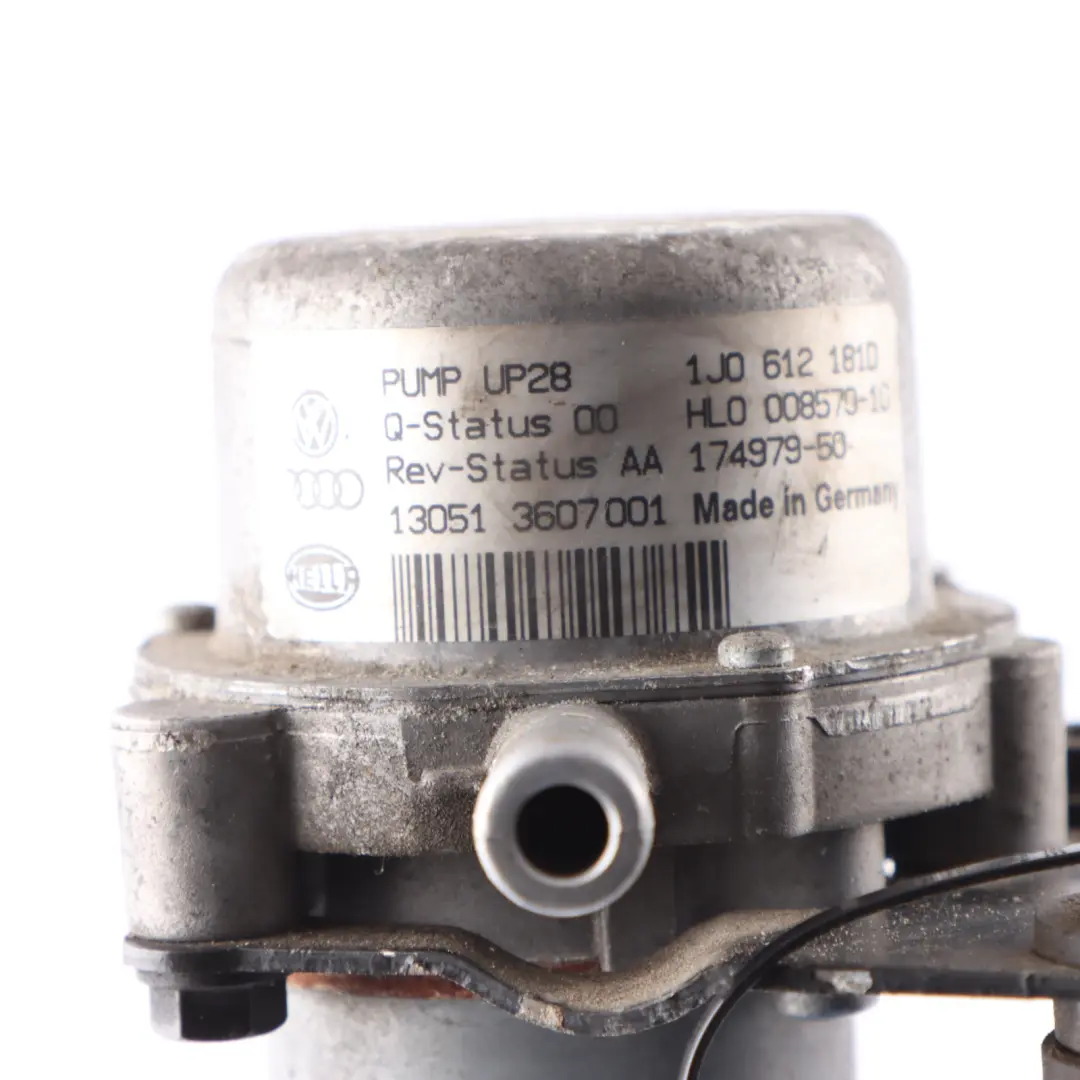 Audi A1 8X Brake Servo Vacuum Pump Braking Assist System Unit - SKU 1J0612181D - Part number 1J0612181D