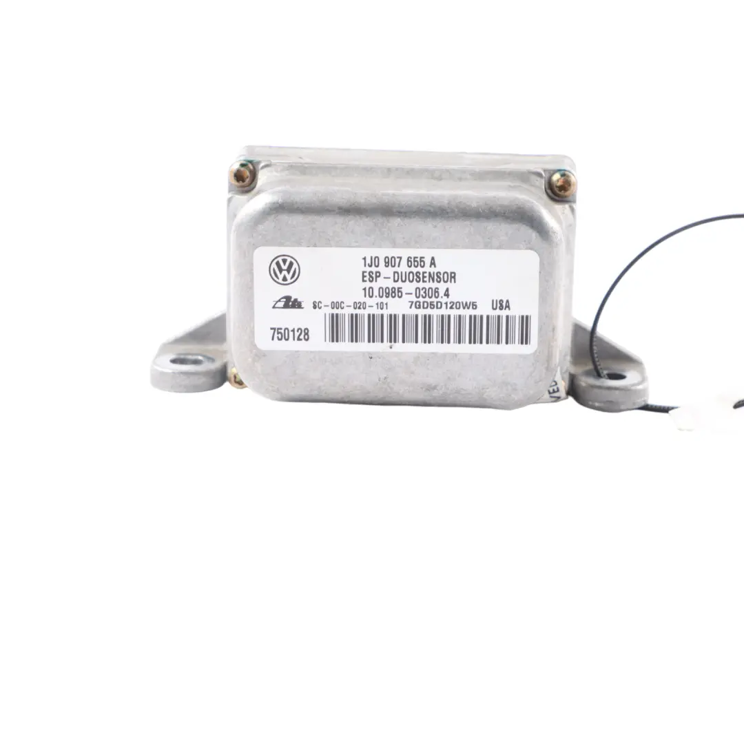 Yaw ESP Rate Sensor Module Unit Control ECU to Volkswagen New Beetle with Part number 1J0907655A Volkswagen New Beetle Yaw ESP Rate Sensor Module Unit Control ECU - SKU 1J0907655A - Part number 1J0907655A
