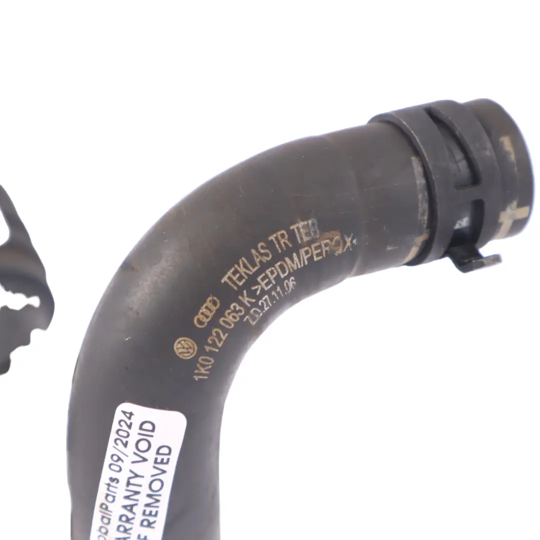 Seat Leon Volkswagen Golf 6 Audi A1 8X Water Coolant Pipe Hose Line 1K0122063K - SKU 1K0122063K-1 - Part number 1K0122063K-1