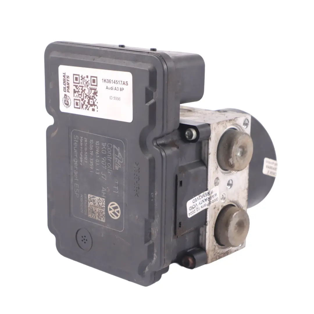 ABS Unidad de Bomba de Freno Hidráulico Módulo de Frenado para Audi A3 8P con número de pieza 1K0614517AS Audi A3 8P ABS Unidad de Bomba de Freno Hidráulico Módulo de Frenado - SKU 1K0614517AS - Número de pieza 1K0614517AS