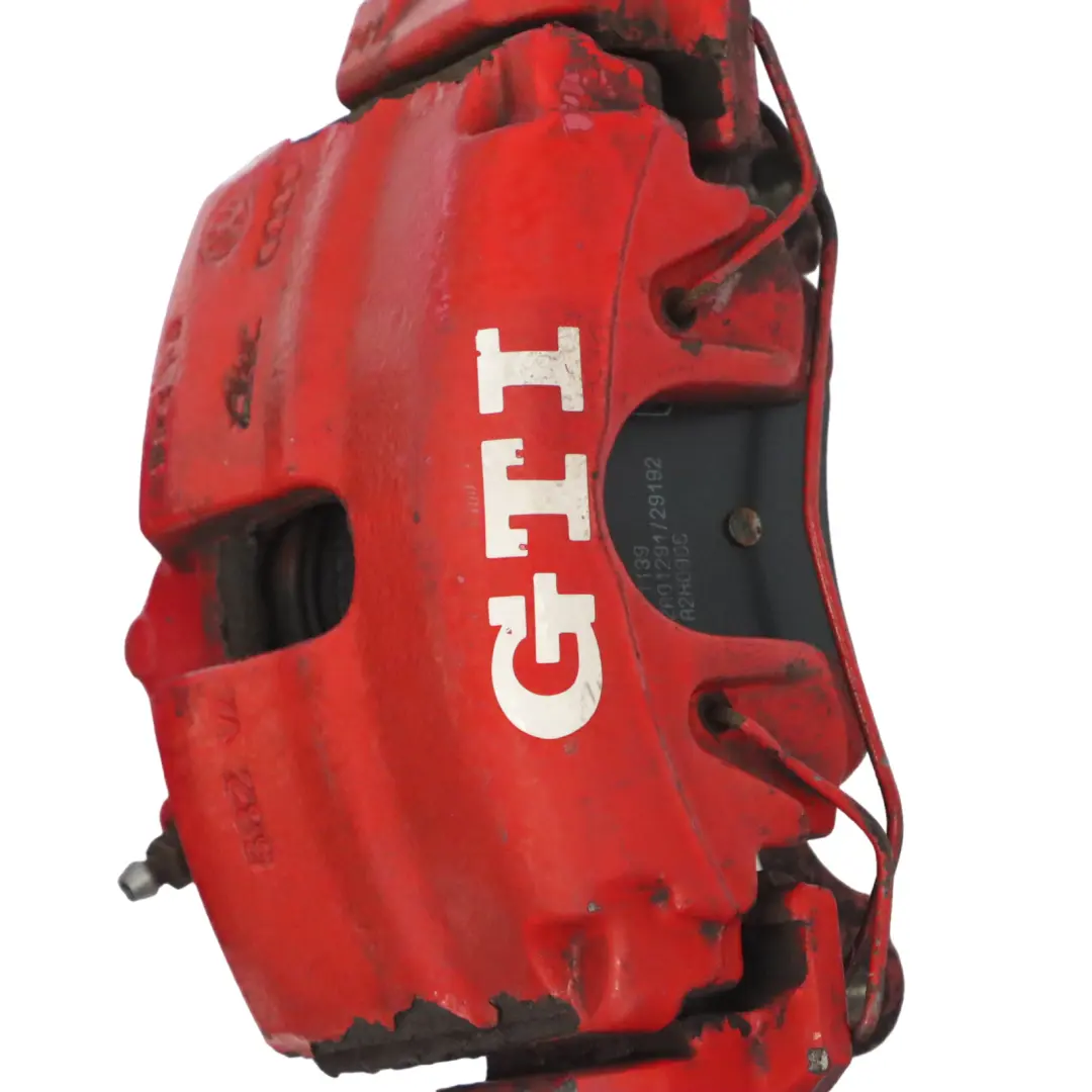 Mk5 Brake Caliper Set Front Rear Red Brakes GTI to Volkswagen Golf with Part number 1K0615123F Volkswagen Golf Mk5 Brake Caliper Set Front Rear Red Brakes GTI - SKU 1K0615123F-1 - Part number 1K0615123F