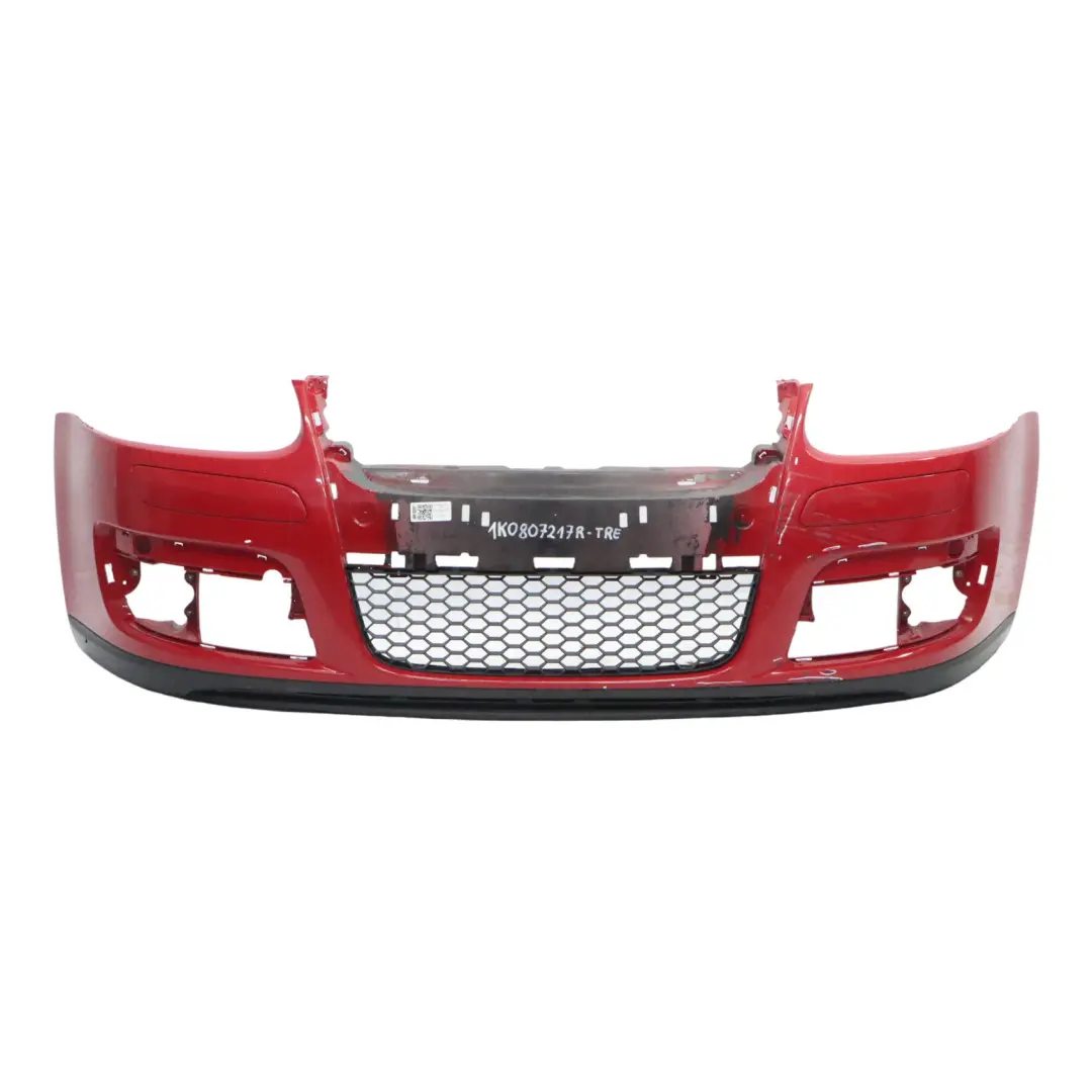 Front Bumper Volkswagen VW Golf Mk5 Trim Panel Cover Tornado Red - Y3D to with Part number 1K0807217R Front Bumper Volkswagen VW Golf Mk5 Trim Panel Cover Tornado Red - Y3D - SKU 1K0807217R-TRE - Part number 1K0807217R