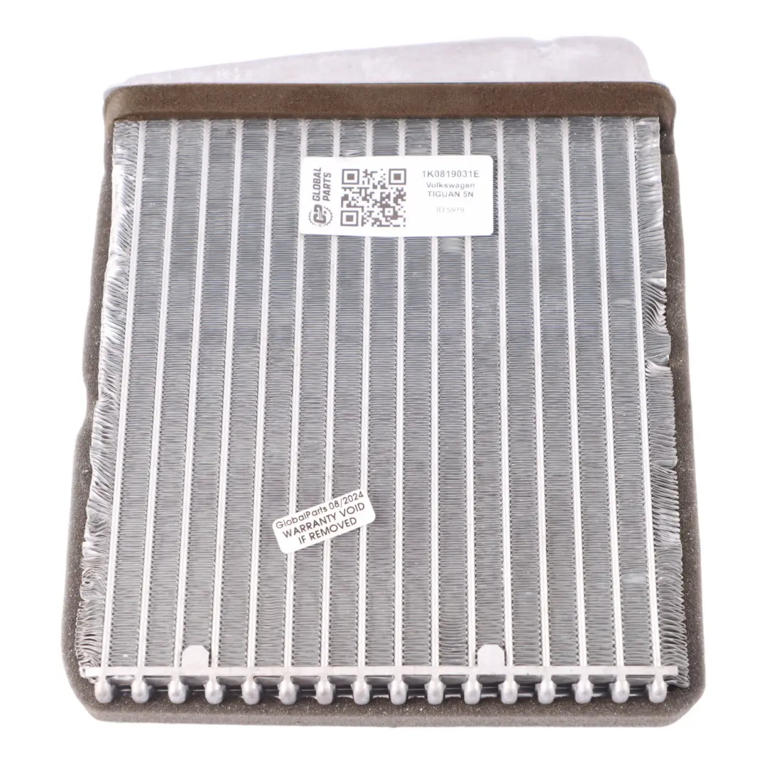 Volkswagen Golf Tiguan Beetle Heater Matrix Unit Heat Exchanger - SKU 1K0819031E - Part number 1K0819031E