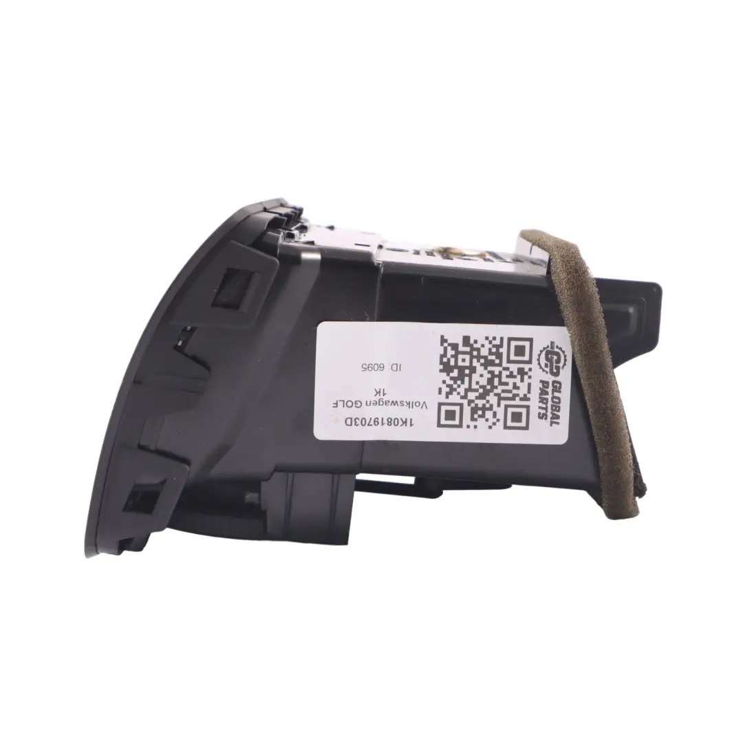 Volkswagen Golf 1K Mk5 Dashboard Air Vent Front Left N/S Grille Cover - SKU 1K0819703D - Part number 1K0819703D