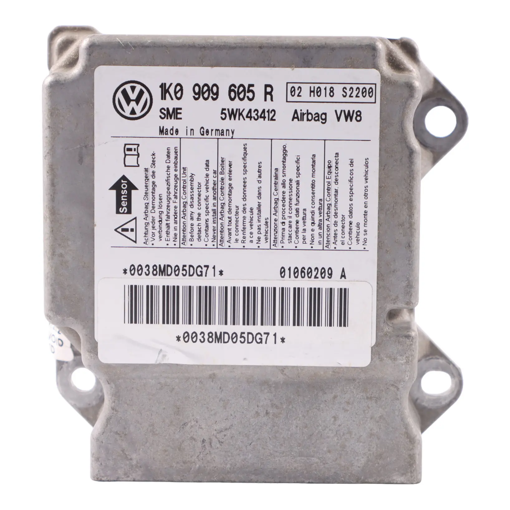 Volkswagen Golf Mk5 Seat Skoda Air Control Module Unit 1K0909605R
