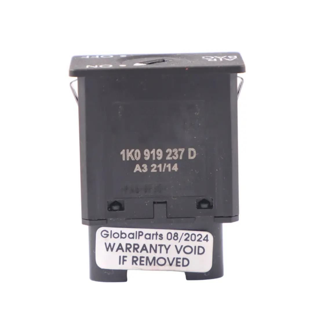  Luftmodulschalter Audi A4 A5 A6 Volkswagen Golf Tiguan Bedienfeld - SKU 1K0919237D - Teilenummer 1K0919237D