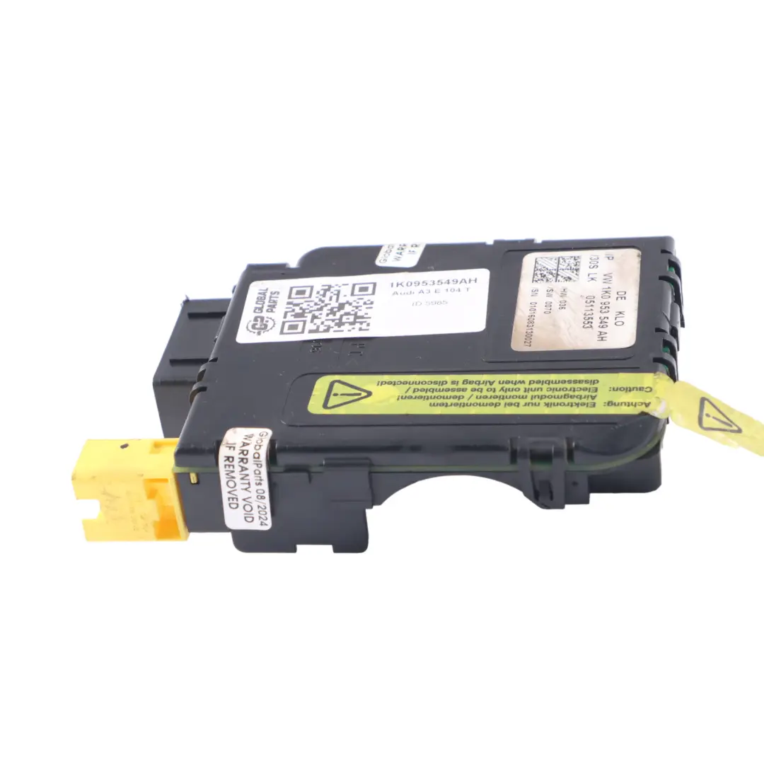 Unità di Controllo del Volante Modulo Elettronico per Audi A3 E 104 T con numero di parte 1K0953549AH Audi A3 E 104 T Unità di Controllo del Volante Modulo Elettronico - SKU 1K0953549AH - Numero di parte 1K0953549AH
