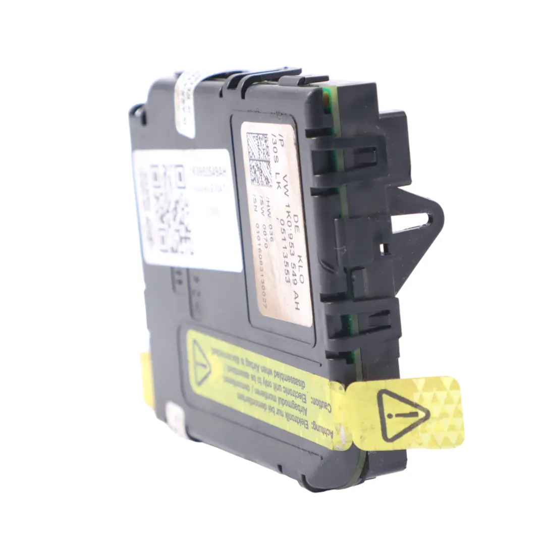 Unità di Controllo del Volante Modulo Elettronico per Audi A3 E 104 T con numero di parte 1K0953549AH Audi A3 E 104 T Unità di Controllo del Volante Modulo Elettronico - SKU 1K0953549AH - Numero di parte 1K0953549AH