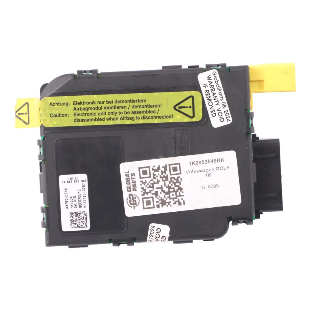 Mk5 Unidad de Control del Angulo del Volante para Volkswagen VW Golf con número de pieza 1K0953549BK Volkswagen VW Golf Mk5 Unidad de Control del Angulo del Volante - SKU 1K0953549BK - Número de pieza 1K0953549BK