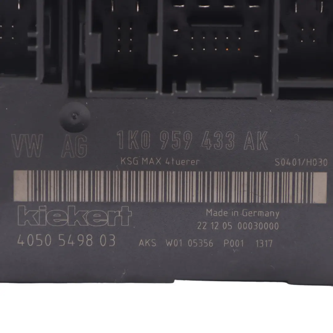 Mk5 1K Komfortgerät Modul Komfort Einheit für VW Golf mit Teilenummer 1K0959433AK VW Golf Mk5 1K Komfortgerät Modul Komfort Einheit - SKU 1K0959433AK - Teilenummer 1K0959433AK