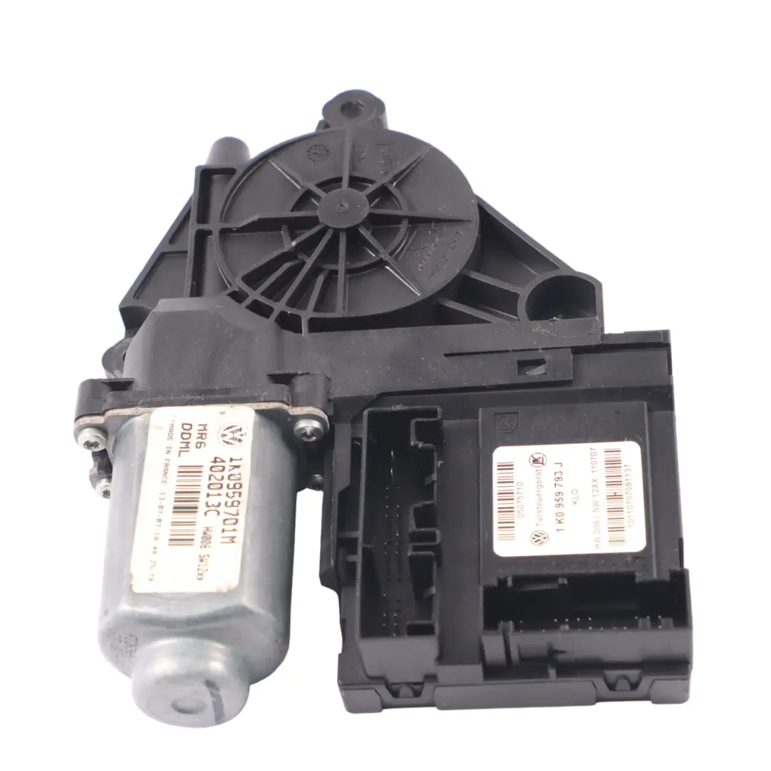 Mk5 Door Window Lifter Front Driver's Side Regulator Motor to VW Golf with Part number 1K0959701M VW Golf Mk5 Door Window Lifter Front Driver's Side Regulator Motor - SKU RHD-1K0959701M - Part number 1K0959701M