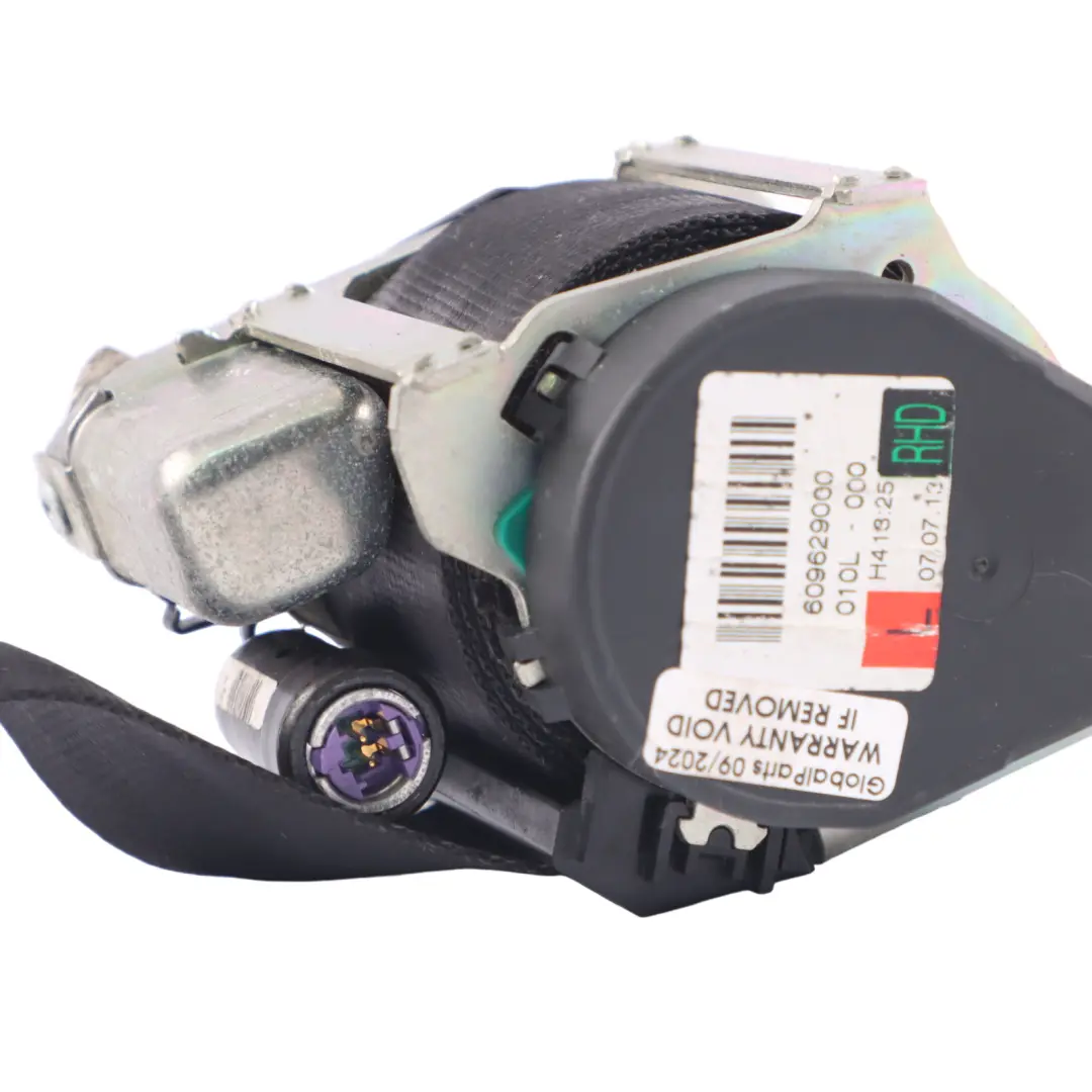 Volkswagen VW Golf V Seatbelt Front Left N/S Seat Belt Black - SKU RHD-1K4857705AS - Part number 1K4857705AS
