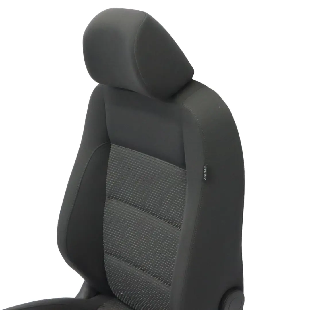 Volkswagen Golf 5 1K Fotel Przedni Lewy Przód Materiałowy Antracyt - SKU 1K4882805Q-1 - Numer Części 1K4882805Q