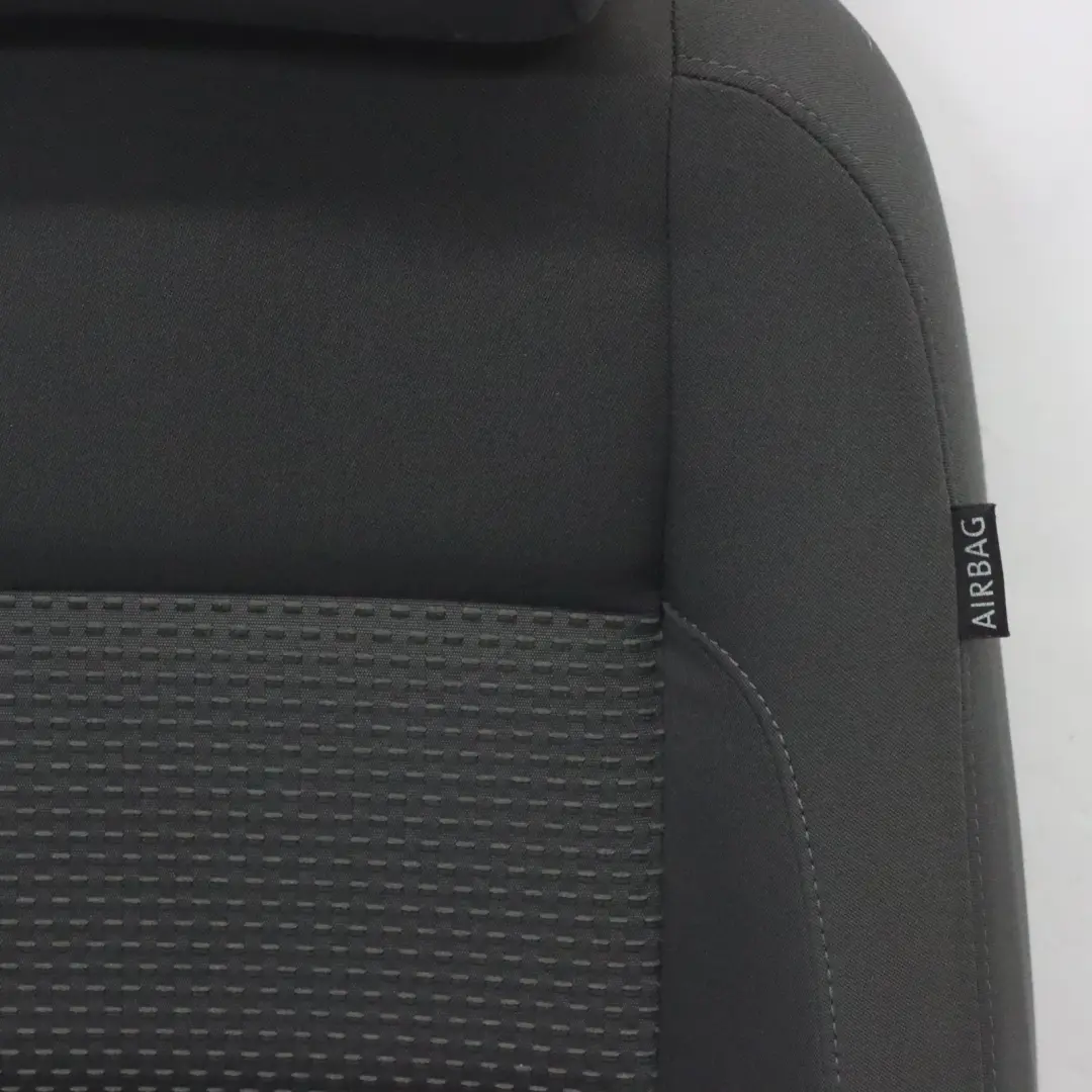 Volkswagen Golf 5 1K Front Seat Left N/S Interior Cloth Fabric Anthracite - SKU 1K4882805Q-1 - Part number 1K4882805Q