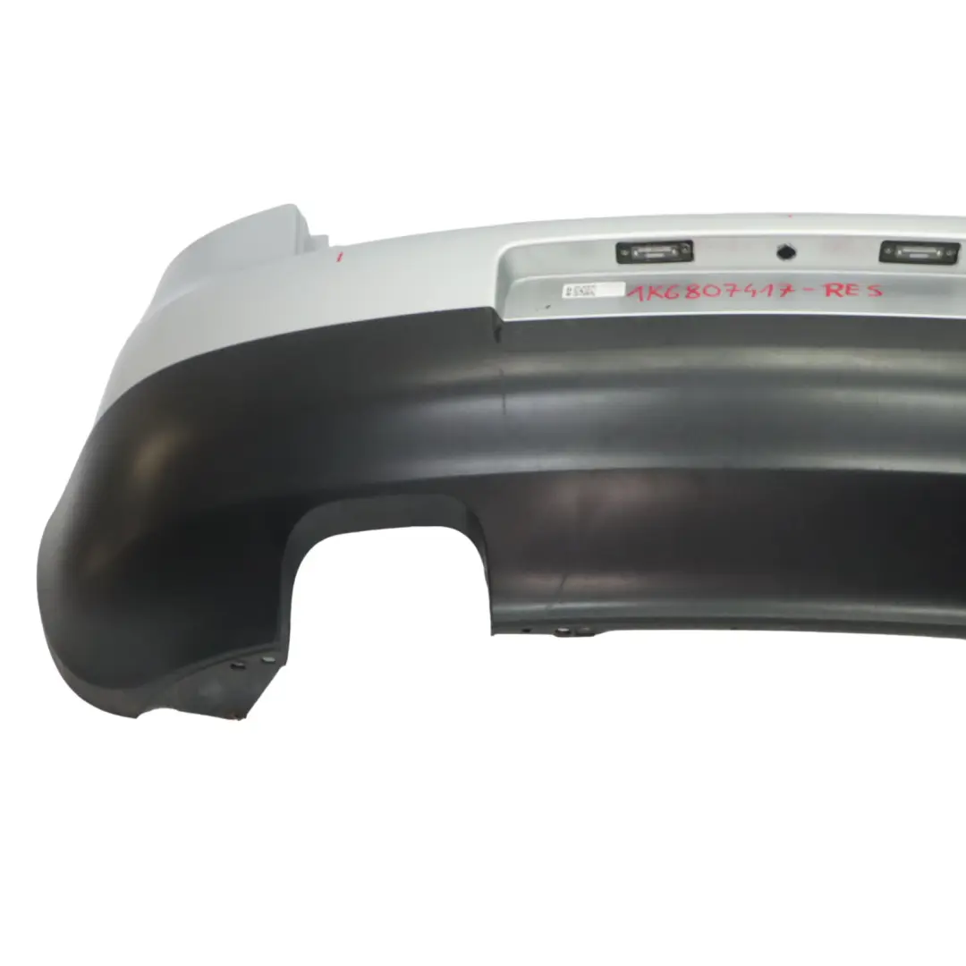 Volkswagen VW Golf Mk5 Bumper Rear Trim Panel Cover Reflex Silver Metallic - A7W - SKU 1K6807417-RES - Part number 1K6807417