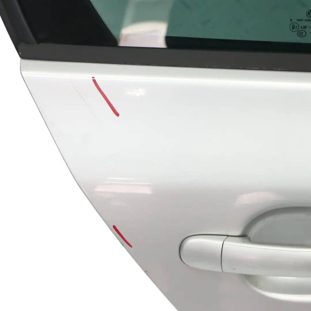 VW Volkswagen Golf V Drzwi Prawe Tylne Reflex Silver Srebrny Metalik - A7W - SKU 1K6833106J-RES - Numer Części 1K6833106J