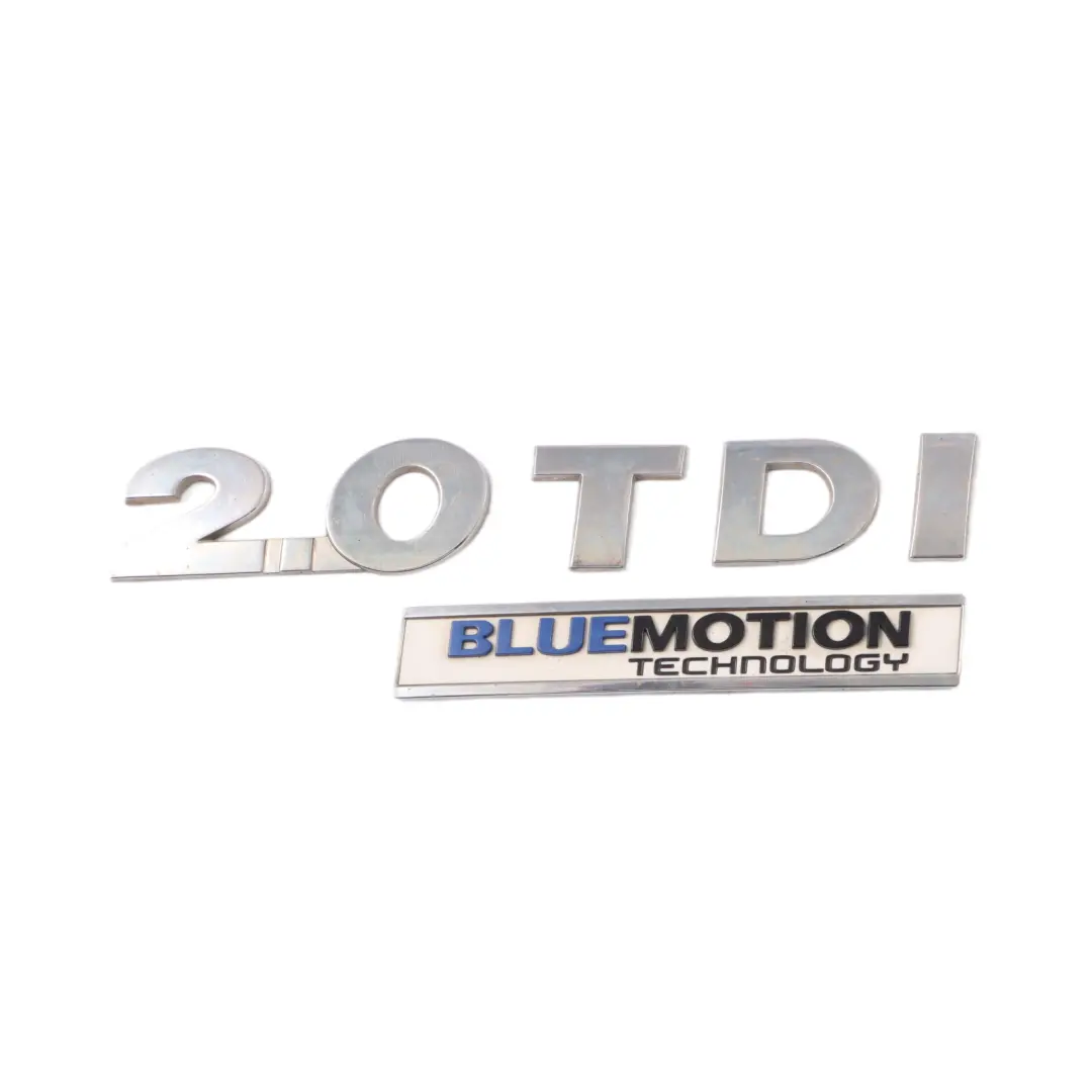 VW Sharan 7N Znaczek Emblemat 2.0TDI Blue Motion Klapy Bagażnika - SKU 1K9853675E - Numer Części 1K9853675E
