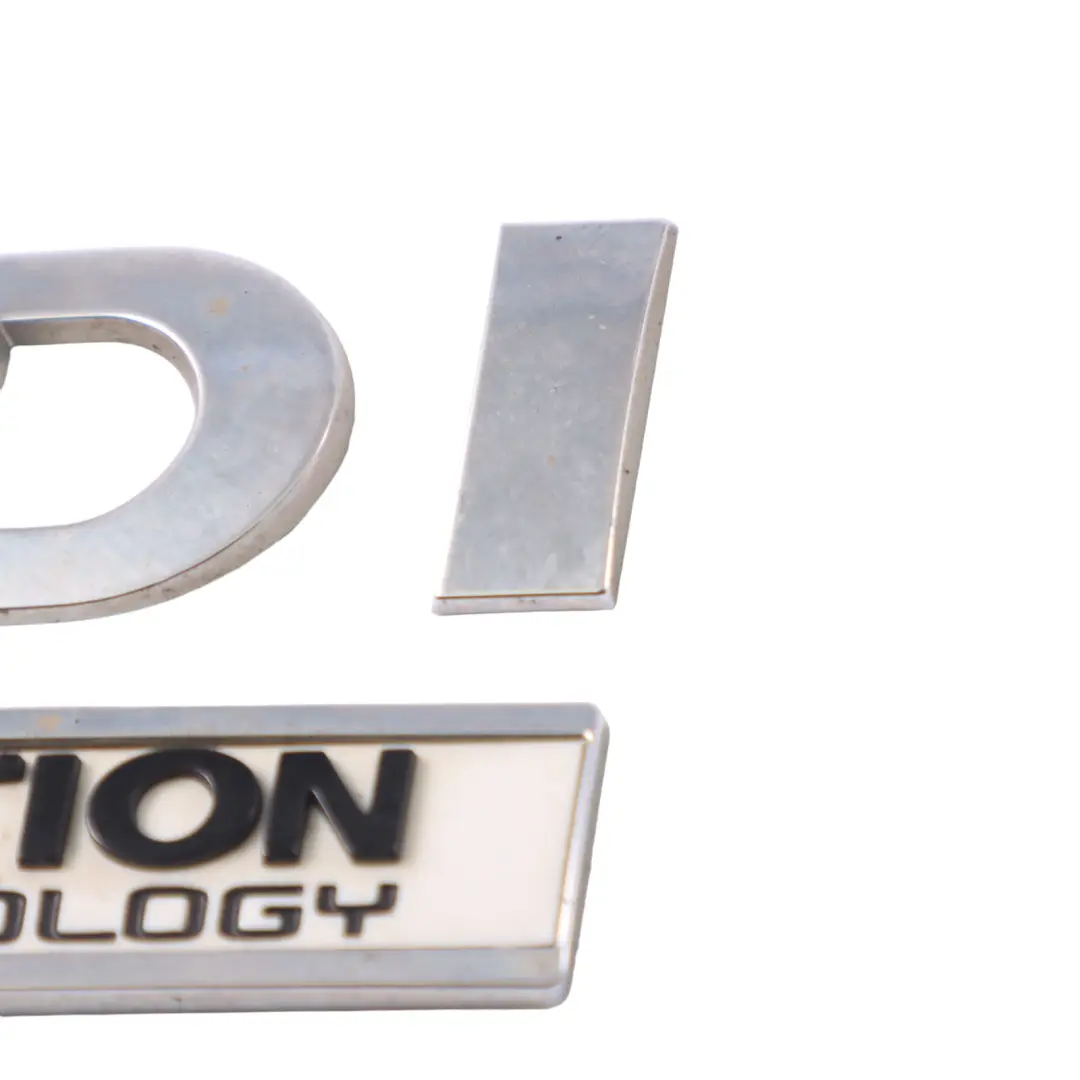VW Sharan 7N 2.0 TDI Blau Motion Emblem Hintere Kofferraum Klappe - SKU 1K9853675E - Teilenummer 1K9853675E