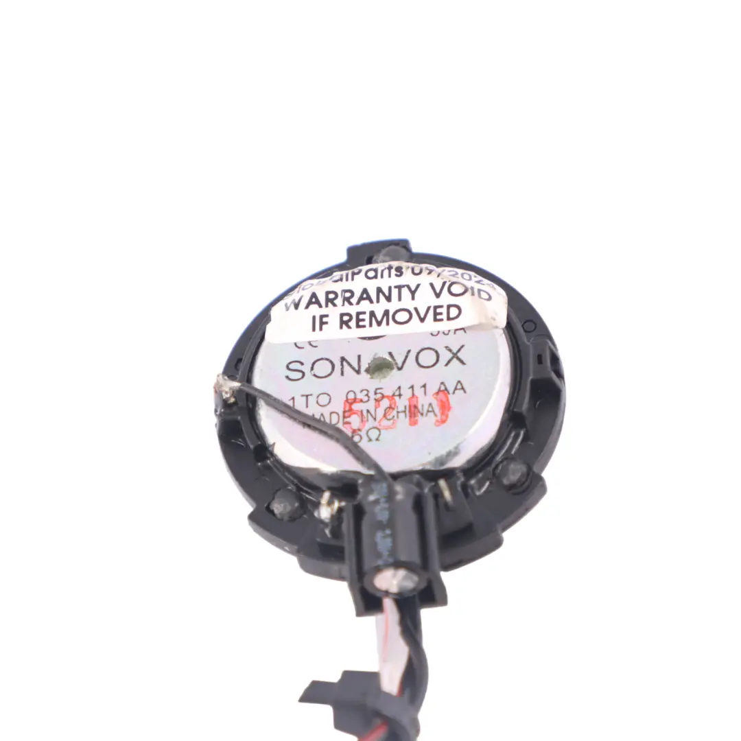 VW Touran 1T Haut parleur de porte High Tone Gauche Droite - SKU 1T0035411AA - Numéro de pièce 1T0035411AA