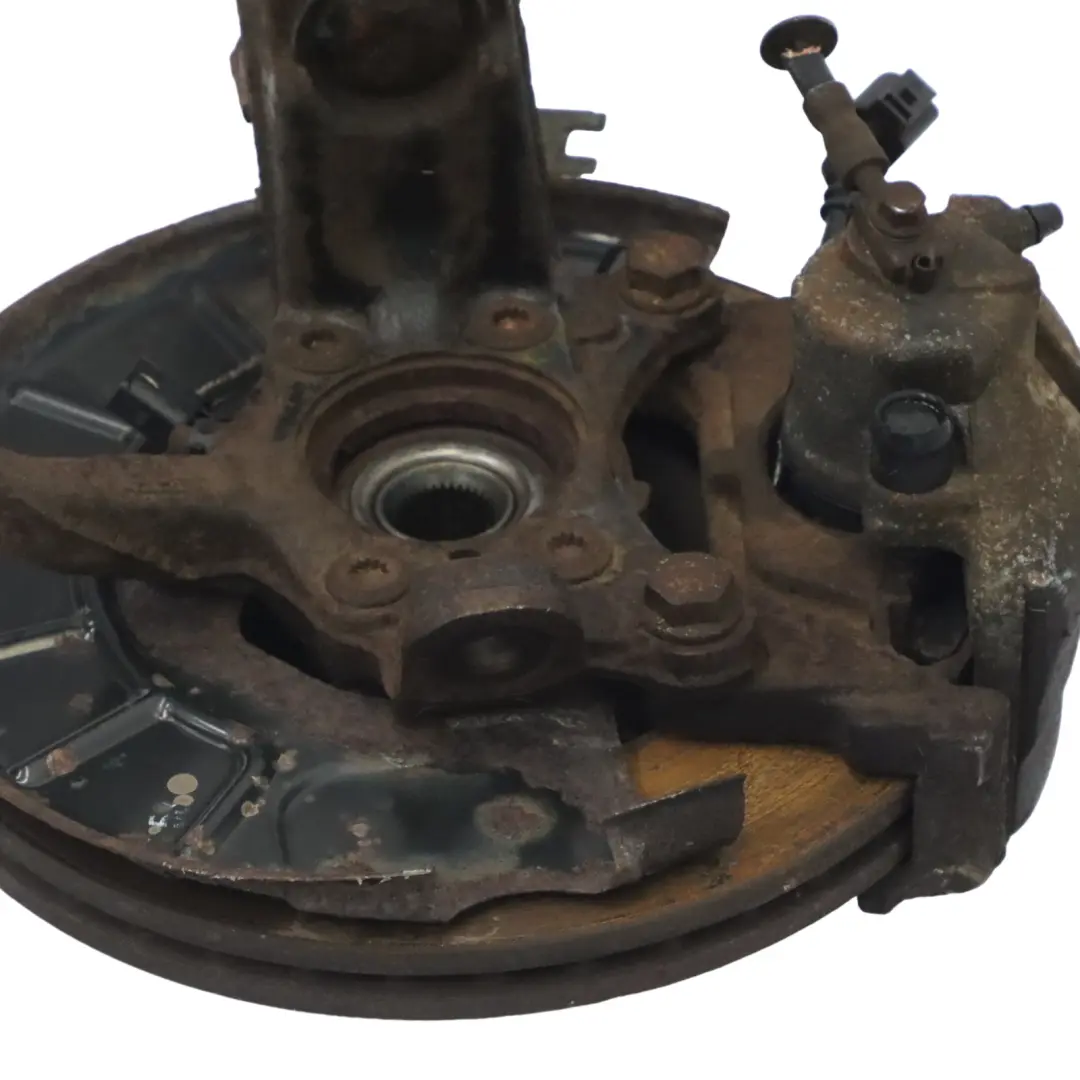 VW Golf V 2.0 GTI Suspension Leg Front Left N/S Wheel Carrier Hub Strut Caliper - SKU 1T0413031HP - Part number 1T0413031HP