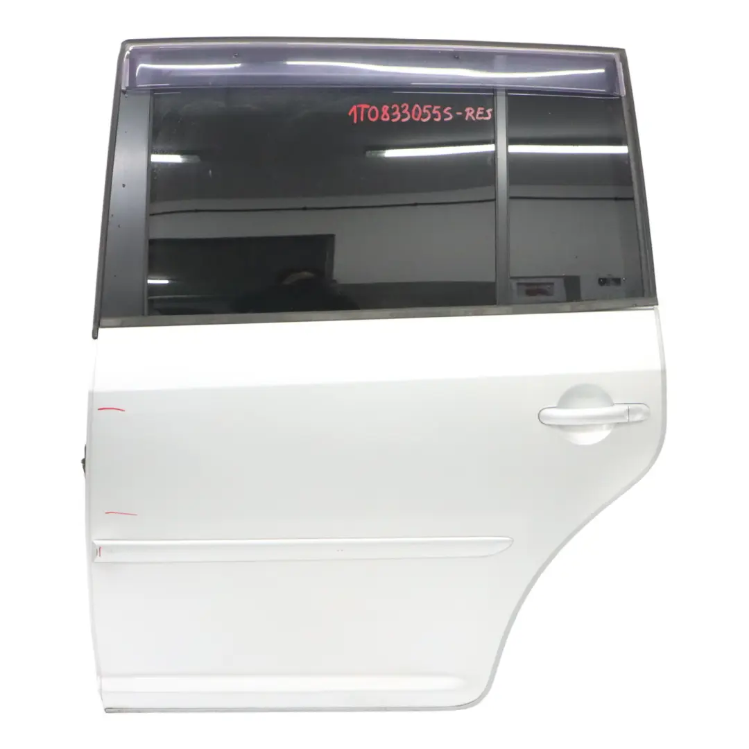 Volkswagen VW Touran 1T Door Rear Left N/S Door Reflex Silver - LA7W - SKU 1T0833055S-RES - Part number 1T0833055S
