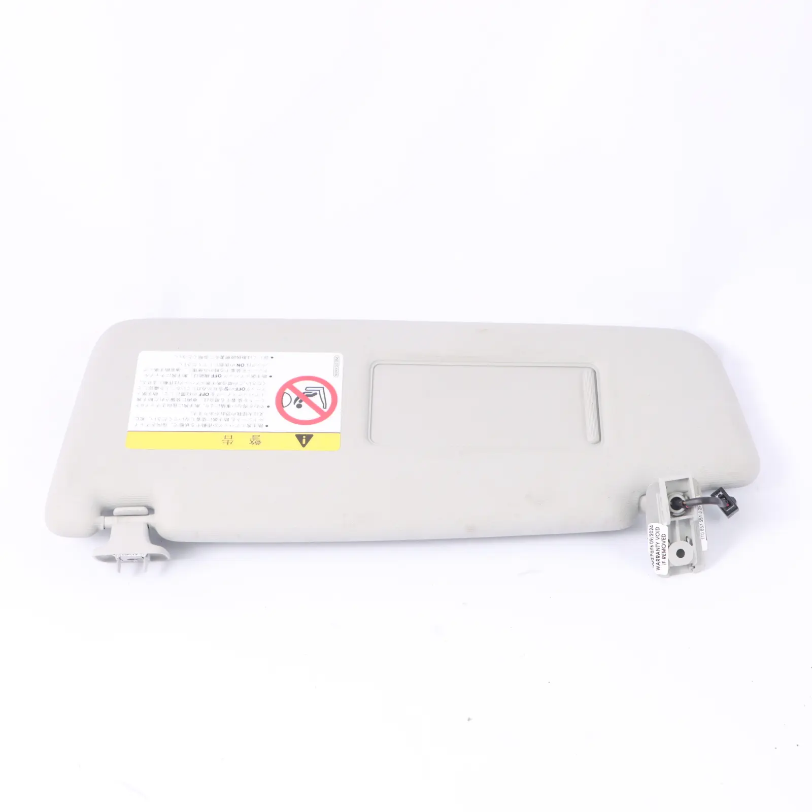 VW Touran 1T Parasol Cubierta Panel Izquierda Espejo Gris 1T0857551J