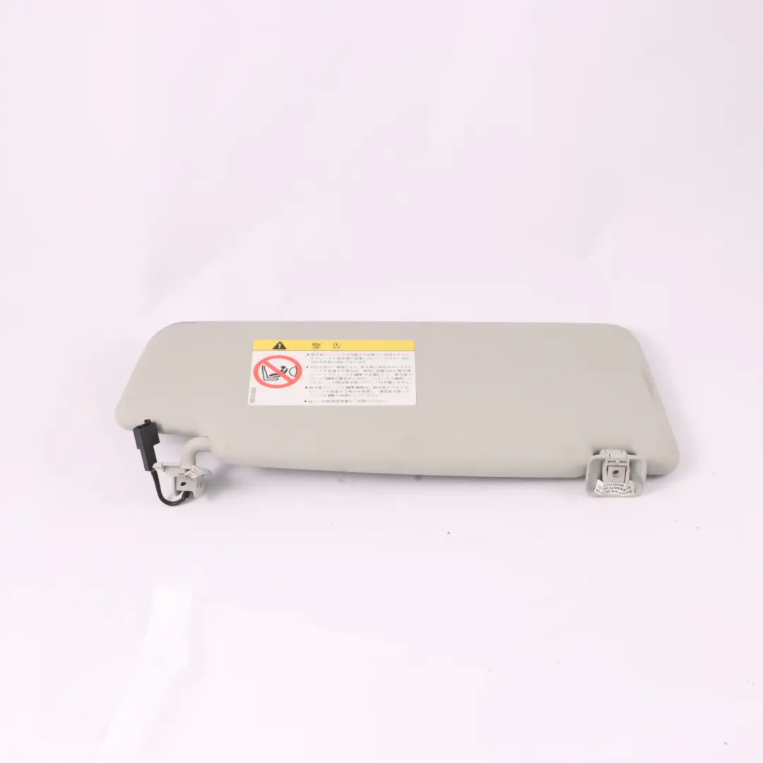 VW Touran 1T Sun Visor Cover Panel Sunvisor Left N/S Mirror Grey - SKU 1T0857551J - Part number 1T0857551J