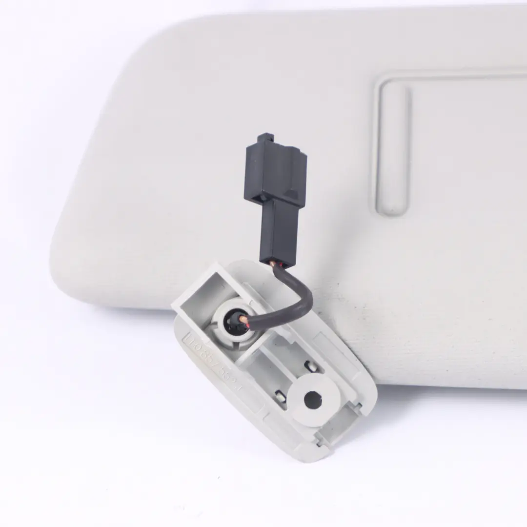 VW Touran 1T Parasol Cubierta Panel Sunvisor Derecho Espejo Gris - SKU 1T0857552J - Número de pieza 1T0857552J