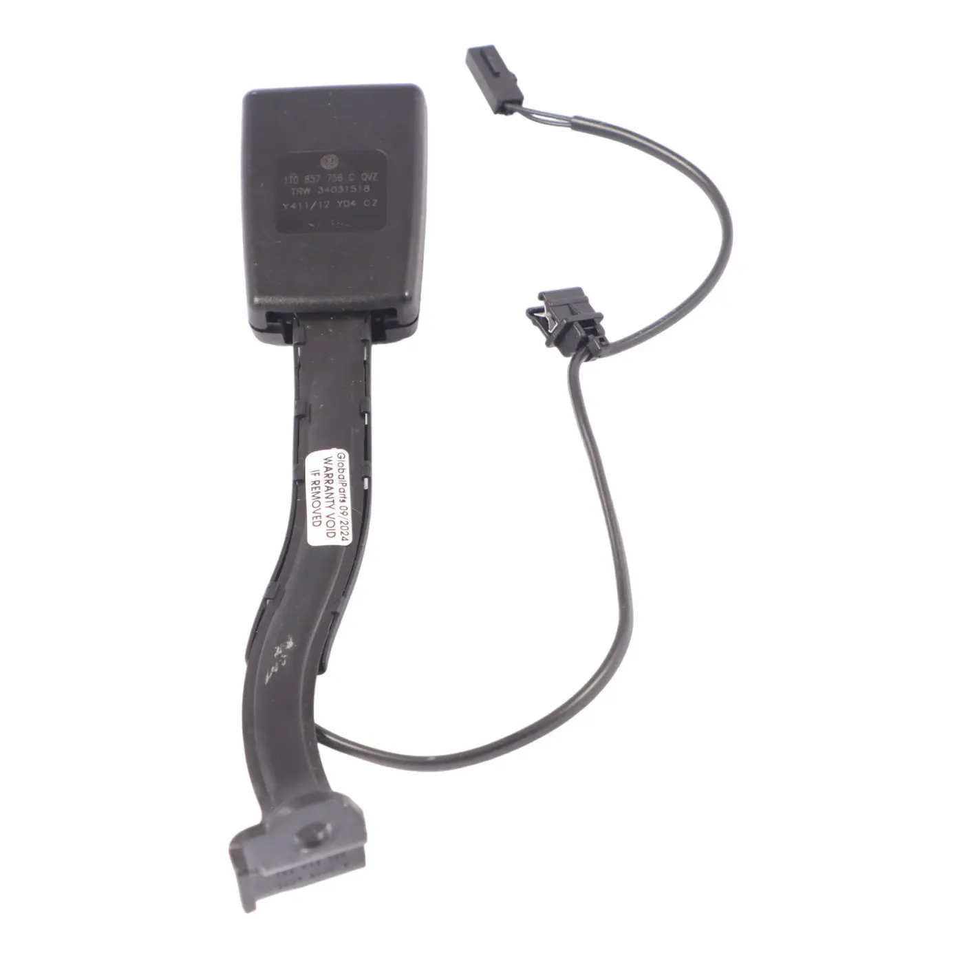 Volkswagen Touareg 1T Hebilla cinturón seguridad Delantera Derecha 1T0857756C