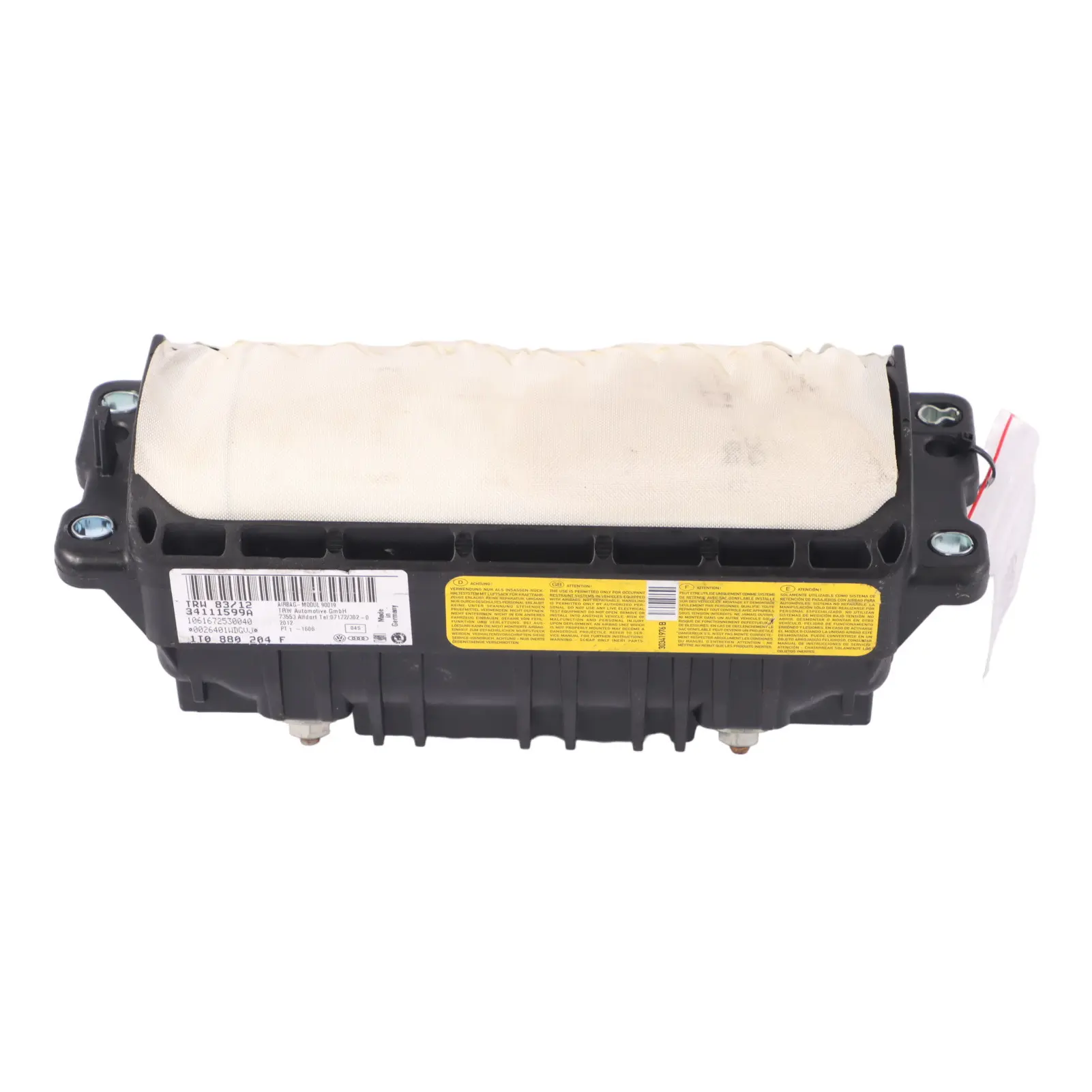 Volkswagen Touran 1T Module D'air Tableau Bord Côté Passager 1T0880204G