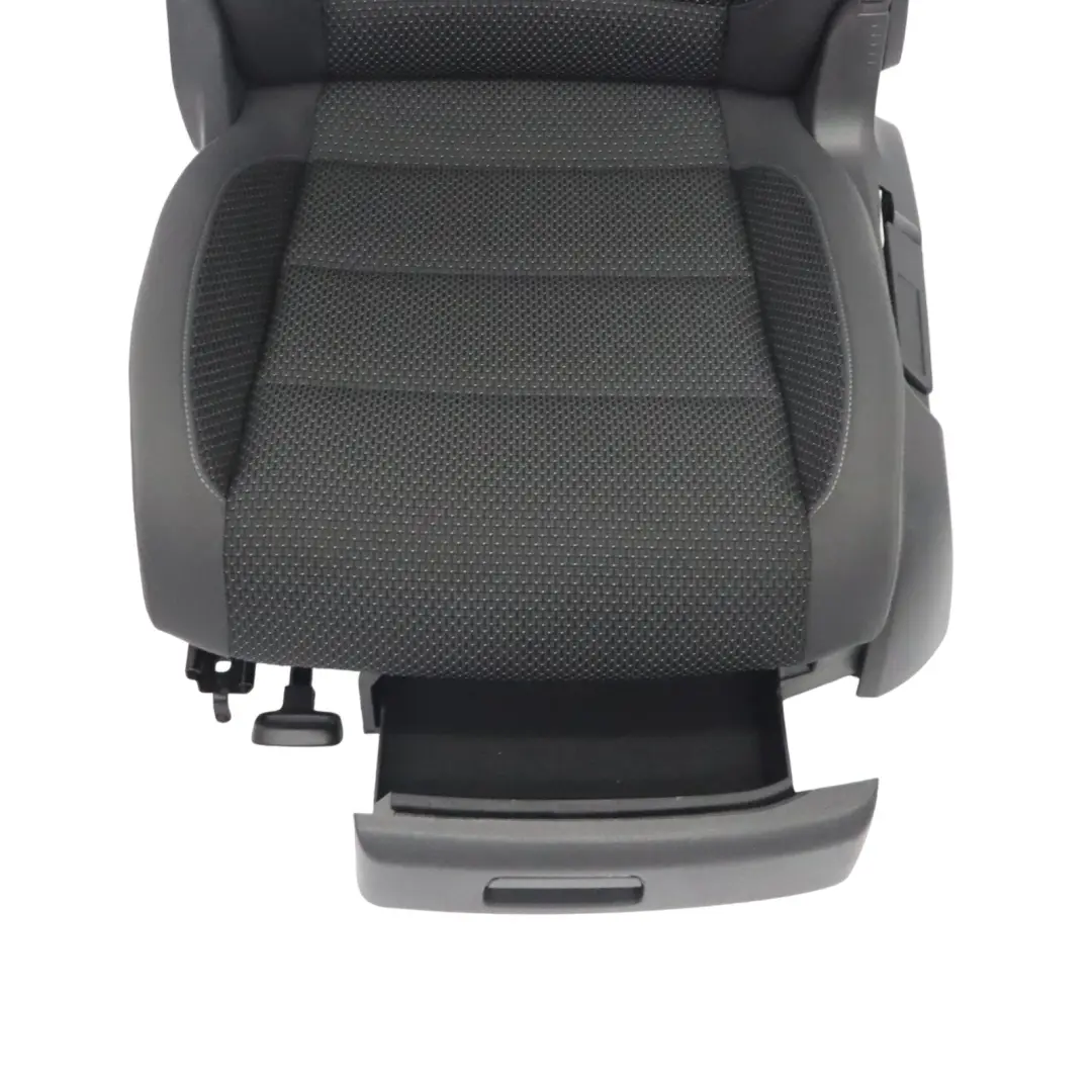 Volkswagen Touran 1T Sedile Anteriore Sinistro Tessuto Grigio Antracite Blu - SKU 1T0881805QD-1 - Numero di parte 1T0881805QD