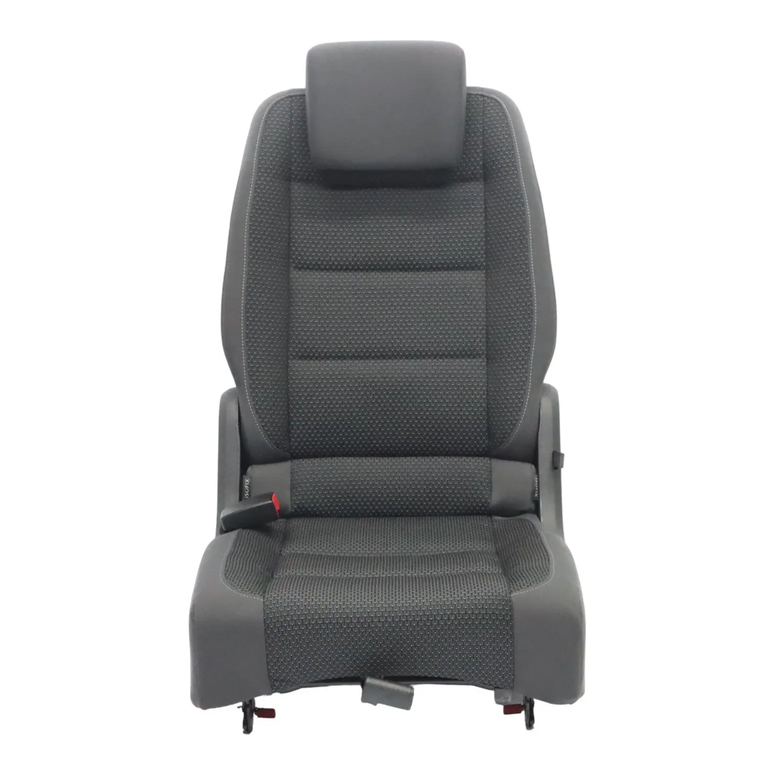 Volkswagen VW Touran MK1 Asiento 2 Fila Izquierda Tela Gris Antracita Azul