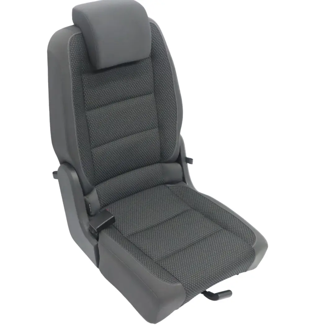 MK1 Seat 2nd Row Left N/S Cloth Fabric Anthracite Grey Blue to Volkswagen VW Touran with Part number 1T0883805BG Volkswagen VW Touran MK1 Seat 2nd Row Left N/S Cloth Fabric Anthracite Grey Blue - SKU 1T0883805BG - Part number 1T0883805BG