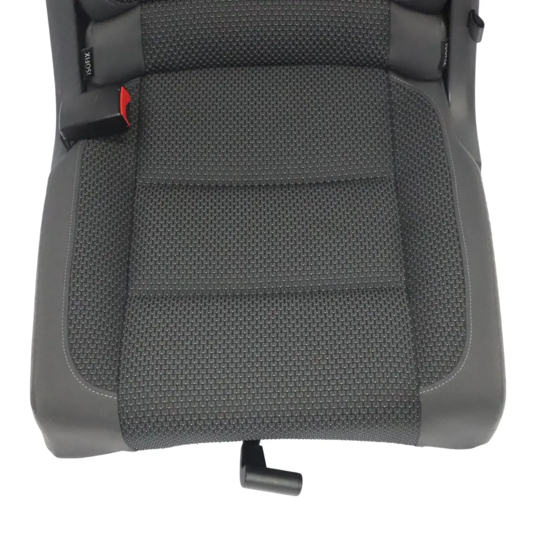 Volkswagen VW Touran MK1 Siège 2ème rangée gauche Tissu Anthracite Gris Bleu - SKU 1T0883805BG - Numéro de pièce 1T0883805BG