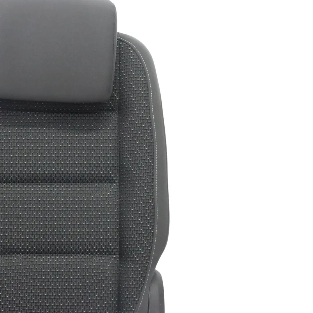 Volkswagen VW Touran 1T MK1 2nd Row Middle Seat Cloth Fabric Anthracite - SKU 1T0883806BN - Part number 1T0883806BN