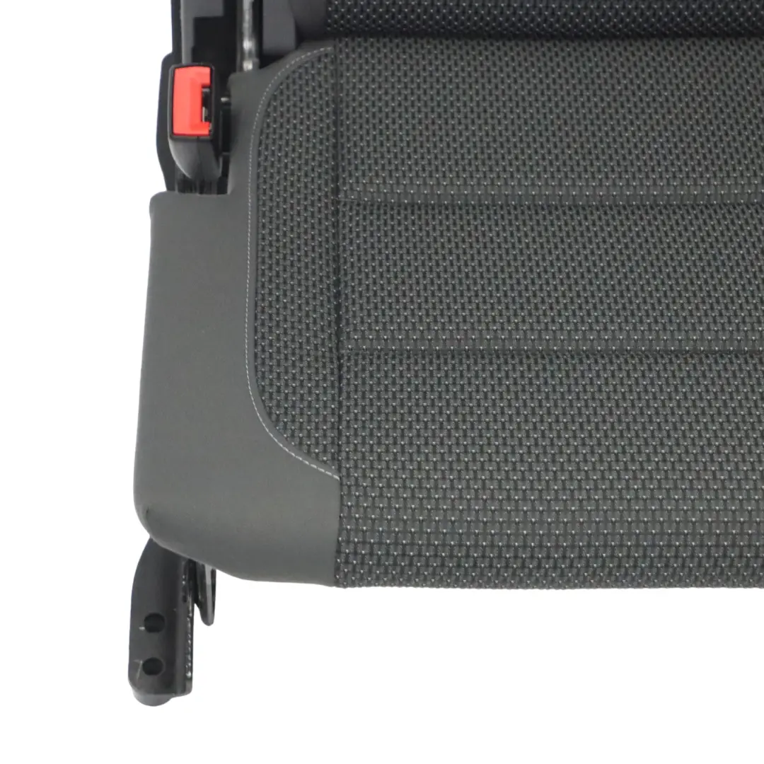 Volkswagen Touran 1T Siège arrière gauche Tissu Anthracite Bleu Gris - SKU 1T0885805AB - Numéro de pièce 1T0885805AB