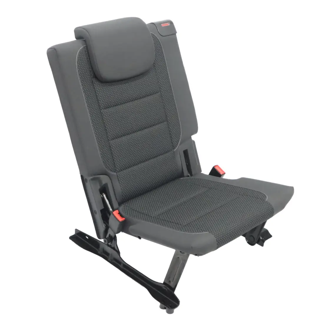 Volkswagen Touran 1T Third Row Seat Rear Left N/S Fabric Anthracite Blue Grey - SKU 1T0885805AB - Part number 1T0885805AB