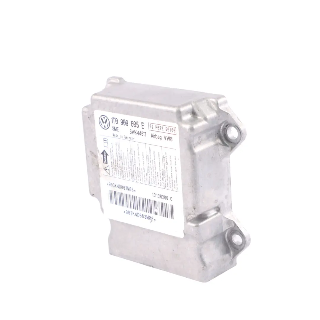 Volkswagen Touran 1T Unité de contrôle du module d'air Module ECU - SKU 1T0909605E - Numéro de pièce 1T0909605E