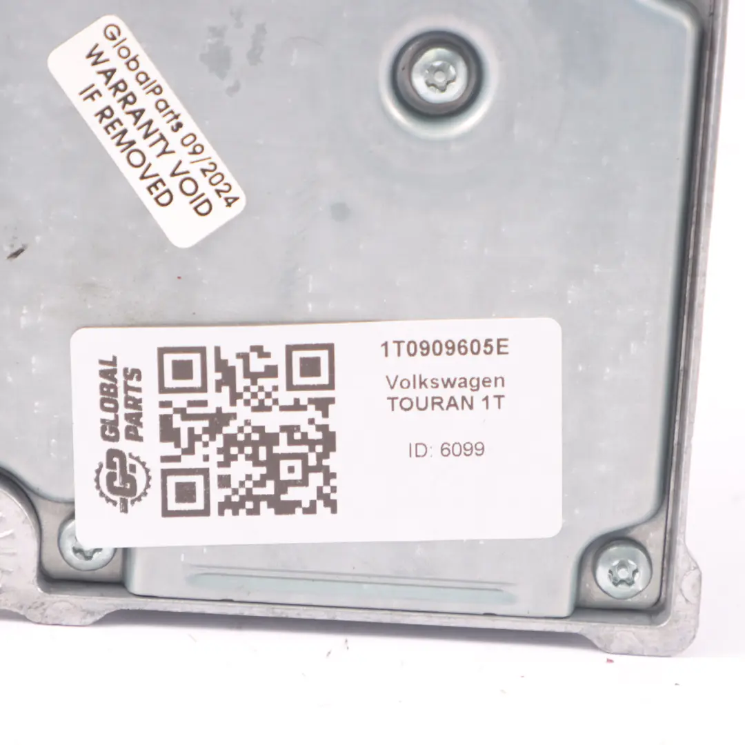 Volkswagen Touran 1T Unité de contrôle du module d'air Module ECU - SKU 1T0909605E - Numéro de pièce 1T0909605E