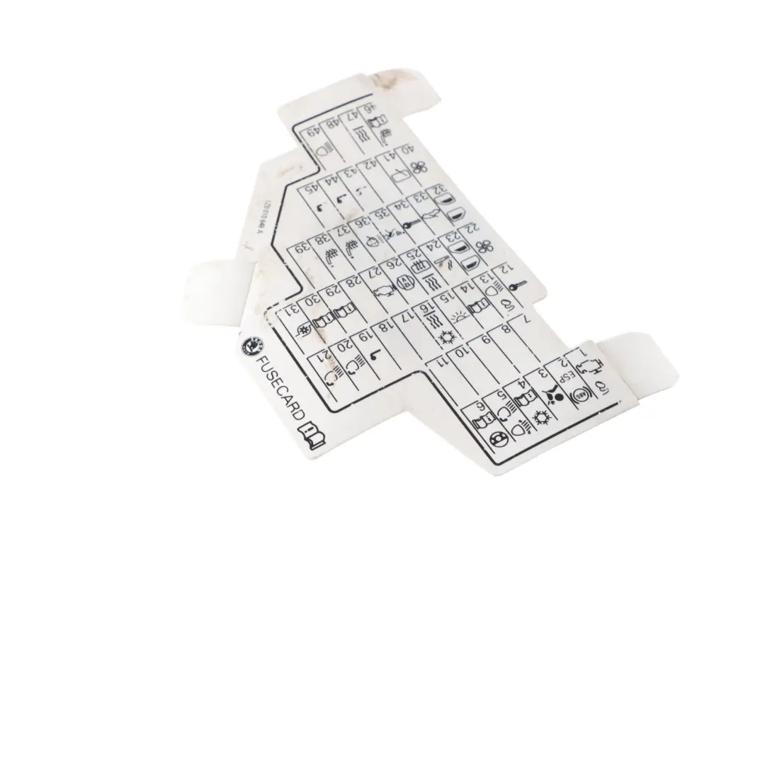 Map Fuse Box Grouping Diagram to Skoda Octavia II with Part number 1Z0010646A Skoda Octavia II Map Fuse Box Grouping Diagram - SKU 1Z0010646A - Part number 1Z0010646A