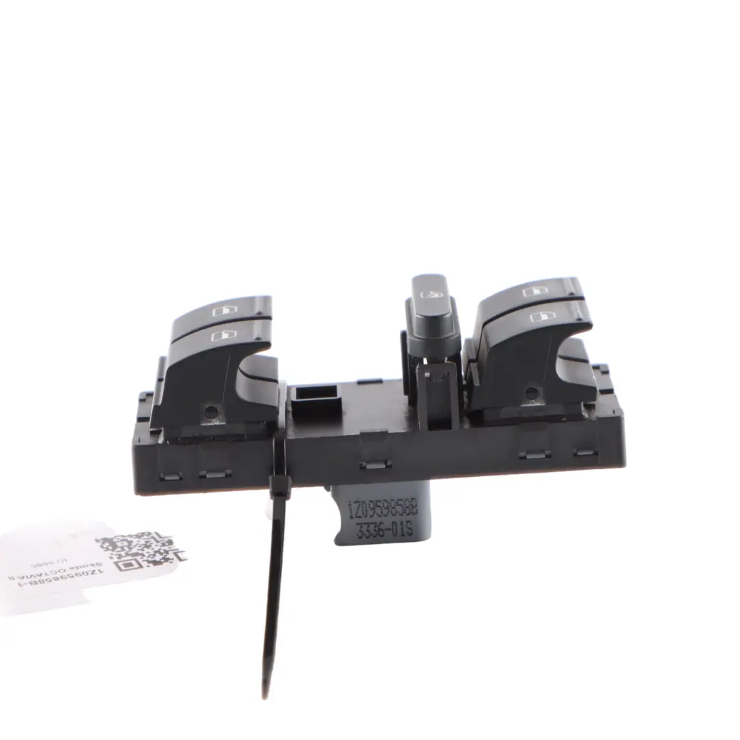 Skoda Octavia II Window Lifter Front Door Right O/S Control Panel - SKU 1Z0959858B-1 - Part number 1Z0959858B